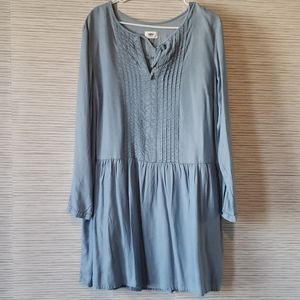 Chambray Swing Dress
